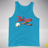 Believe LGBTQ Gilbert Baker Pride Jingle Bell Premium Tank Top - Neon Blue